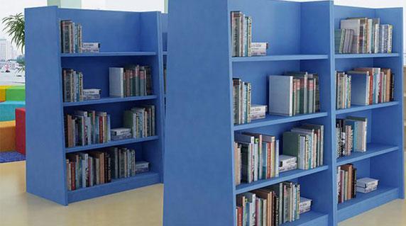 图书馆书架设计-上海品源学校家具工厂_材质_尺寸_款式_报价-品源学校